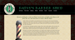 Desktop Screenshot of patsysbarbershop.com